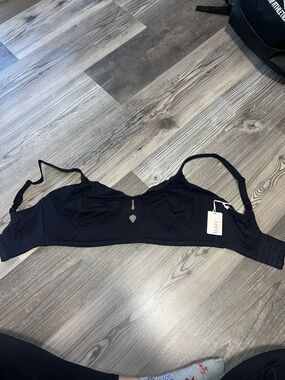 Bare Necessities Black Underwire Bralette with Hook-Back